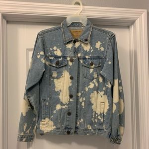Carbon Bleached Jean Jacket